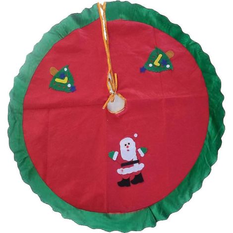 Decoraciones navideñas: dos estilos de faldas para árboles de Navidad y accesorios decorativos. (1/2)