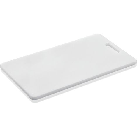 Planche à découper HACCP en Polyéthylène blanc L 400 mm l 250 mm H 12 mm - Was Germany