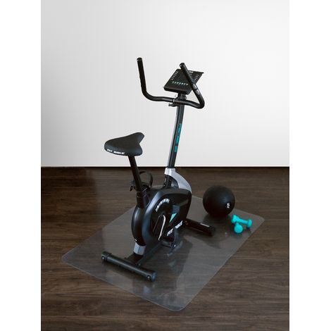 Alfombrilla protectora para equipos de fitness de 90x120 cm - Transparente