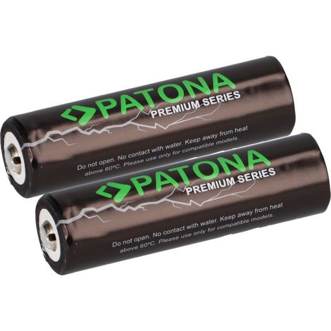 2x PATONA Premium 14500 Zelle ICR14500 Li-Ion Akku 3,7V 800mAh (1/5)