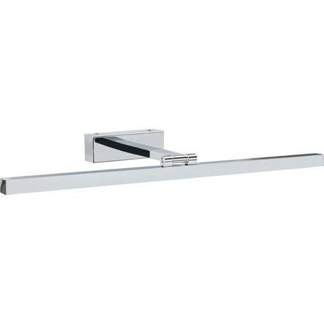 Lámpara LED para cuadros y espejos moderna metal horizontal con recubrimiento en polvo plateado Arros