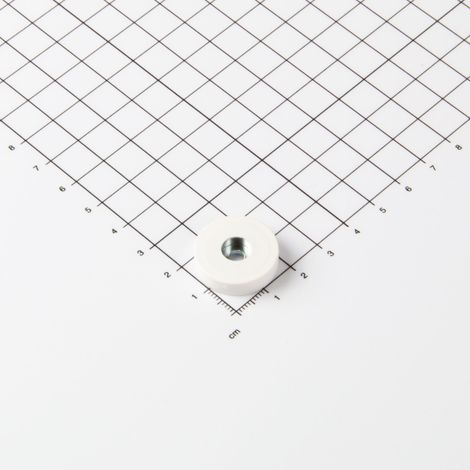 Magna-C Gummiertes Magnetsystem Ø22x6mm mit zylindrischer Senkung (1/4)
