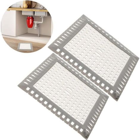 2 pcs Drain de Sol Drain de Bassin Grille de Drainage Drain Attrape-Cheveux Couvercle de Drain de Baignoire Crépine (1/5)