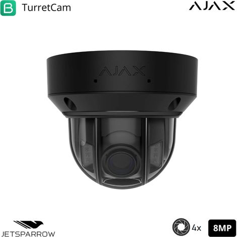 126286 - TVCC - DomeCam HLVF (8 Mp) - Farbe black - Ajax Videoüberwachung