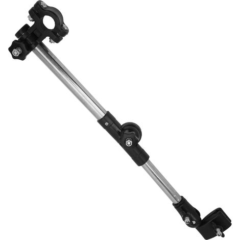 Support Universel Vélo Pliable et Réglable - Accessoire pour Parapluie, Chariot ou Fauteuil Roulant