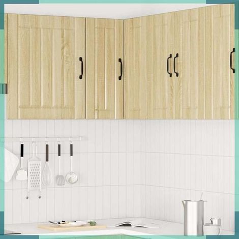 853860 Armoire d'angle murale de cuisine Lucca chêne sonoma (1/5)