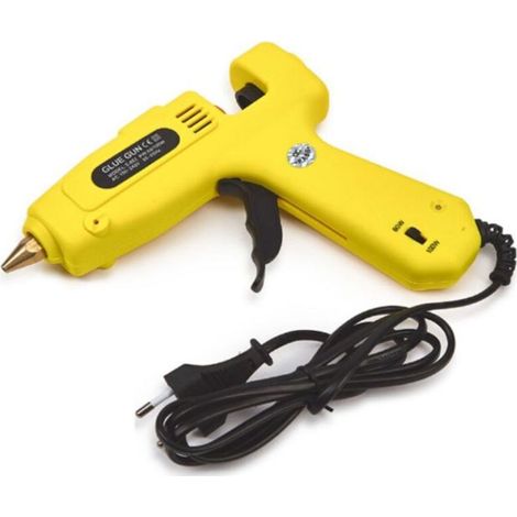 Pistolet à colle chaude double puissance 60-100 W avec bâtons de colle de 11 mm – Temps de chauffe rapide, idéal pour le bricolage et les applications professionnelles (1/4)
