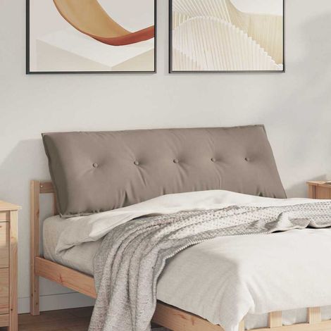 Rückenkissen Taupe 140 x 50 cm Mikrofaserstoff