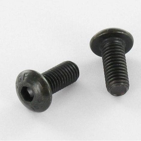 Vis métaux BHC (Tête Bombée Hexagonal creux) M5X30 Filetage total Classe 10.9 Clé de 3 HC3 Acier zingué noir-800 pièces (1/3)