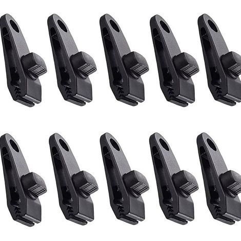 clips de bâche 10 pièces clips de tente clips d\'auvent auvent clips de tente de camping clips de bâche activités de plein air auven (1/4)