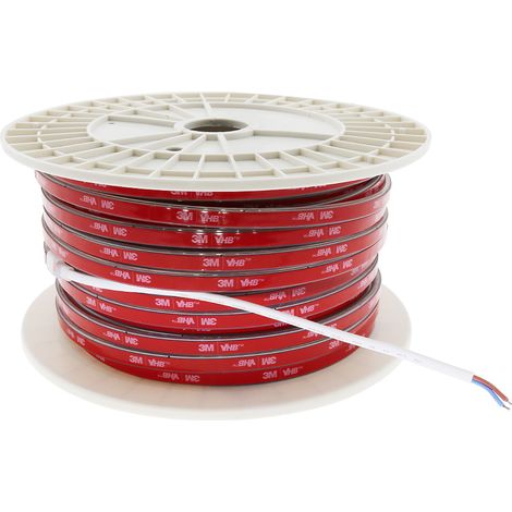 IluminaShop - Tira de LED 220VAC SMD2835 ProStrip 12W/m IP67 (50 metros) Blanco Calido 2700K (1/3)