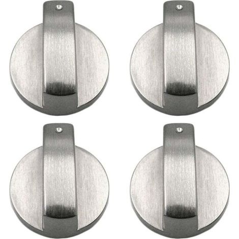 4 pièces bouton cuisinière boutons de cuisinière à gaz boutons de cuisinière à gaz en métal bouton de cuisinière à gaz contrôle boutons de cuisinière en métal pour cuisine 6mm (1/4)