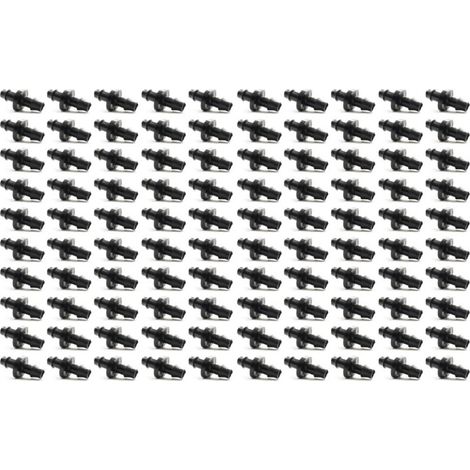 ENLACE PARA MICROTUBO PVC PACK X 100 UNIDADES  ENLACE RECTO DE MICROTUBOD 55MM UTILIZADO PARA UNIR MICROTUBOS DE 4 X 6MM COLOR NEGRO ALTA CALIDAD PACK DE 100 UNIDADES  OFERTA EXCLUSIVA