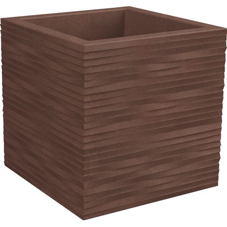 Vaso quadro resina ELEGANCE cm. 29,5 CORTEN