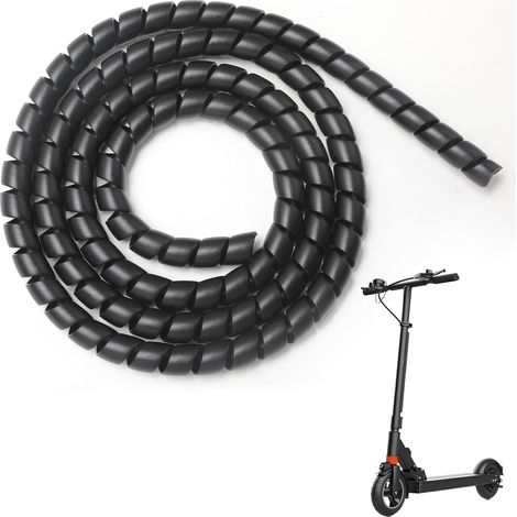 Gaine Spirale Flexible Cable Electrique, Noir, Protection de Câble en Spirale pour Trottinette, pour M365/Pro, 120cm (1/5)