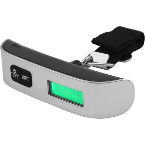 Balance électronique - Pèse-bagages - Portable - Écran LCD - Capacité de 50 kg (1/3)