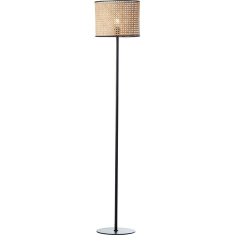 BRILLIANT Lampe Wiley Standleuchte 1flg rattan 1x A60, E27, 60W, geeignet für Normallampen (nicht enthalten) Mit Fußschalter (1/5)