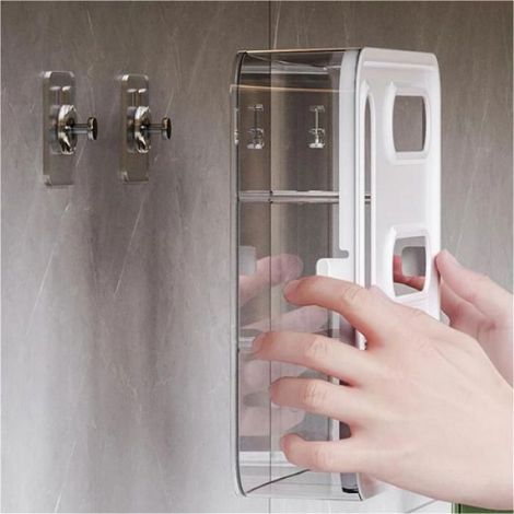 Distributeur de Film Alimentaire pour Cuisine Bote de Rangement pour Film Alimentaire Sacs à Sandwich Insert de Tiroir Peu (1/5)
