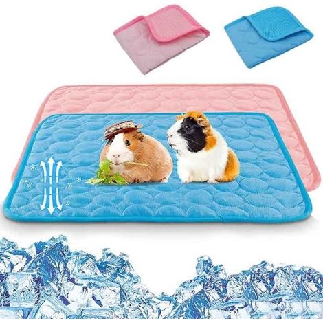 Tappetino rinfrescante - Animali domestici estivi - 2 pezzi - Bianco - Rettangolare - Sintetico (1/5)