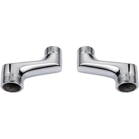 Mitigeur excentrique pour bain/douche, réducteur coudé en laiton, bras pivotant réglable, raccord excentrique 1/2" à 3/4", raccord excentrique pour WC (1/3)