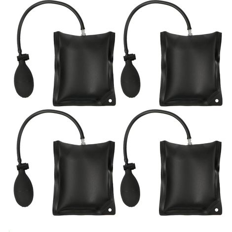 Air Wedge Pump,4 Pièces Coussin de Montage,200kg TPU Tube 25 cm Coussin d'air de Levage avec Outils de coin,pour L'installation de Fenêtres et de Portes, Airbags pour la Fixation (1/5)