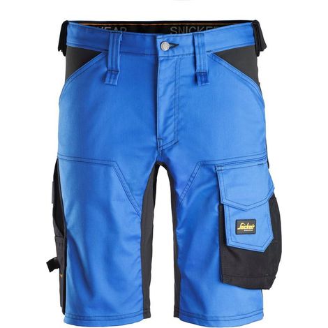 PANTALONE CORTO STRETCH ALLROUNDWORK TG. 58 CELESTE (1/2)