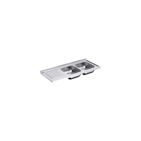 Plonge Inox avec Evier et Egouttoir Profondeur 500 - Distform