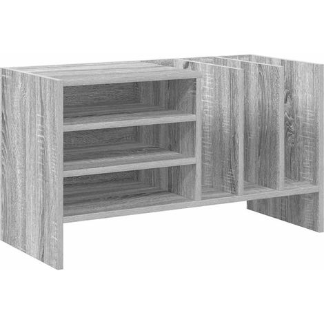 Record Cabinet Grey Sonoma 78.5 x 35 x 45 cm Engineered Wood vidaXL