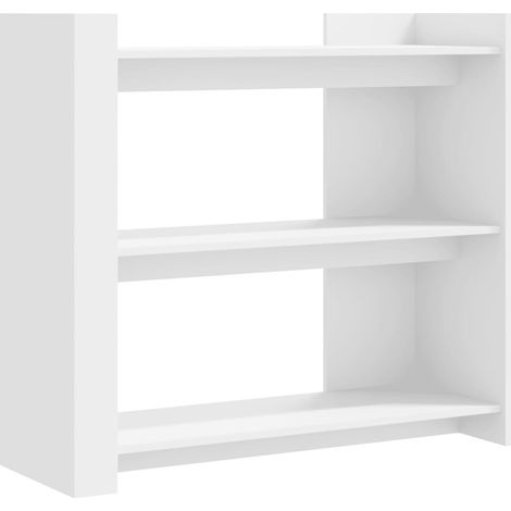 Maison Exclusive - Tavolino Consolle Bianco 100x35x90 cm in Legno Multistrato