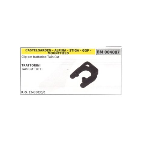 Clip CASTELGARDEN für Twin Cut Rasentraktor alle 12436030/0