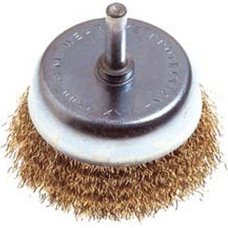 5BL SPAZZOLA A TAZZA FILI ACCIAIO PER TRAPANO - mm.70 codolo mm.6 PG 485.00