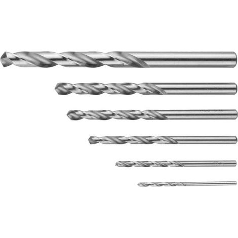 Set punte per metallo HSS lucidate DIN 338 da Ã˜ 2 a 8 mm. 6 pz. (1/3)