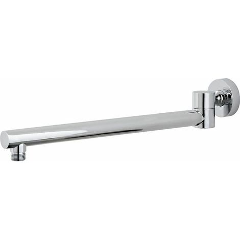 Bras douche New - 90° 400mm x 1/2’’ orientable, laiton massif chromé, rosace