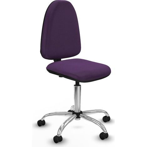 Silla de oficina piqueras y crespo ajustable violeta metal tela