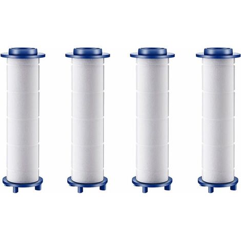 Soffione doccia a elica con filtro ad alta pressione a 360°, risparmio idrico, kit turbo, rotazione facile (confezione da 4 filtri) (1/5)