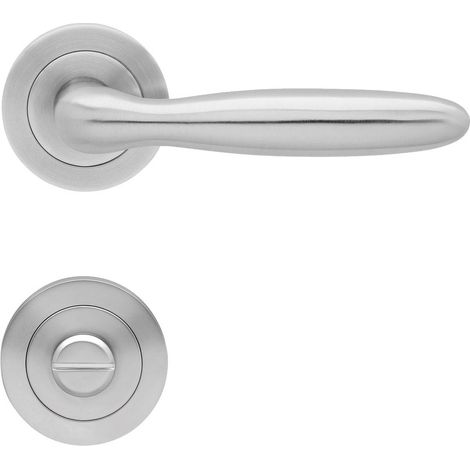 KARCHER DESIGN Drückergarnitur ER24 - Korfu, Bad, Edelstahl (1/4)