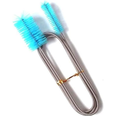 Brosse de Nettoyage de Tube en Acier Inoxydable Flexible - Générique - Aquarium Filtre à Poissons (1/4)