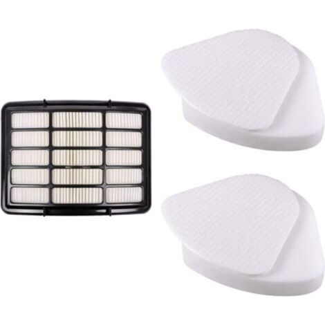 Vacuum filter set for Shark Navigator Lift-Away NV360, NV350, NV351, NV352, NV355, NV356E, NV357, NV370, NV391, UV440, UV490, UV540, XFF350 and XHF350, 2 foam filters + 1 HEPA filter (1/5)