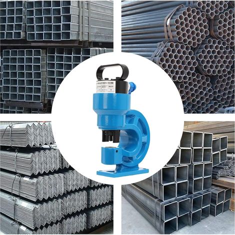 310 KN/31 T CH-60 Hydraulisches Stanzwerkzeug-Set zum Stanzen von Blechen, Stanzwerkzeug mit Hobplatten, 3/8", 1/2", 5/8", blau (1/5)
