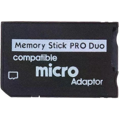 Unterstützt Speicherkartenadapter mit zwei Steckplätzen, Micro-SD-, SDHC-, TF- und Memory-Stick-Kartenleser-Adapter für Sony PSP (1/4)