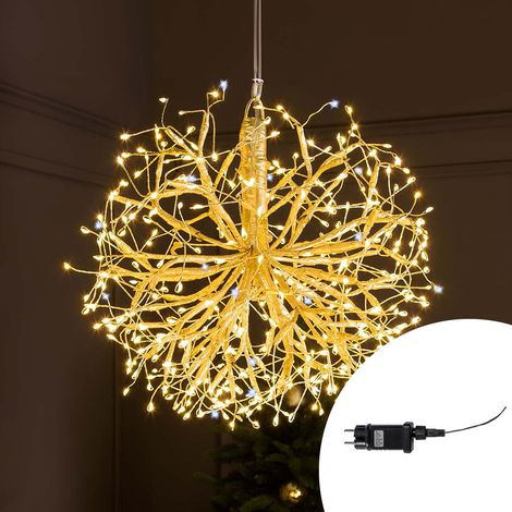 Sfera luminosa 30cm 144 Led Bianco Caldo 3000K luce fisse e intermittente Wisdom (1/2)