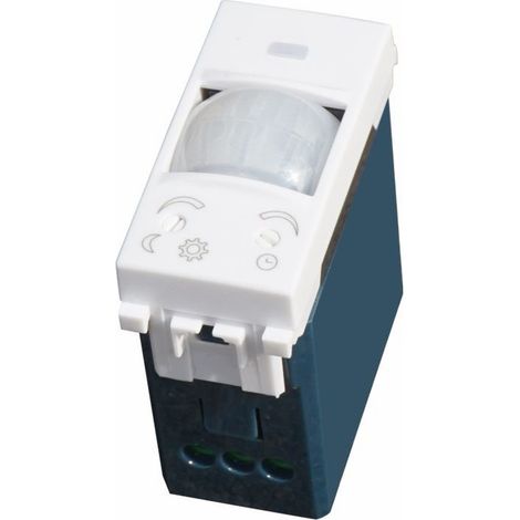 Serie Civile ETTROIT Bianco Compatibile Con Vimar Arke (Sensore Movimento e Crepuscolare 1M) (1/3)