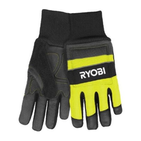 Guantes anti-corte RYOBI RAC258L talla L pantalla t谩ctil pulgar e 铆ndice verde