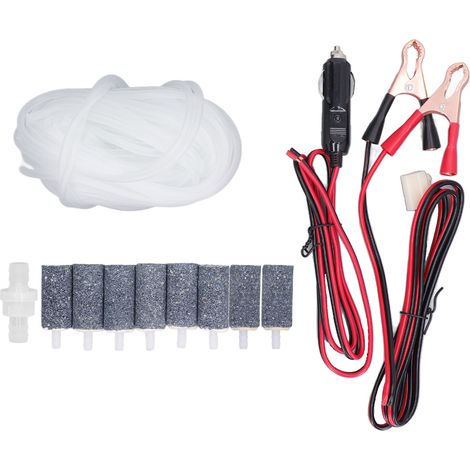 Accessoire Pompe à Air Kit avec Valve Anti-Retour, Câble et Pierres à Bulles MPQ-904 (1/5)