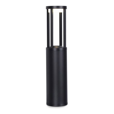 Borne jardin tube LED 9W 4000K IP54 noir Kaja Ubbe