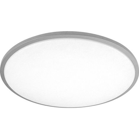 Plafón Eglon 36 W blanco/plata 3528 lm 39x39x6,5 cm mando regulable