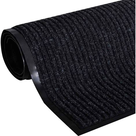 vidaXL Zerbino Nero 120 x 180 cm in PVC