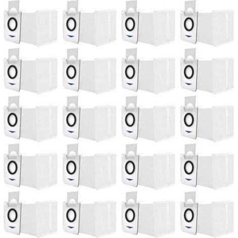 Sac A Poussiere - Pour Robot Aspirateur Ecovacs Deebot X1 X1 Omni T10 Turbo T10 Omni T20 T20 Omni T20 Pro T20 Max T20 Pro Plus - 20 Unites (1/4)