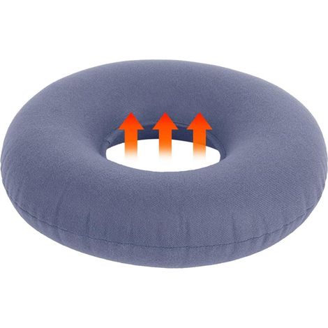 Coussin Anorectal - Coussin Anneau Pneumatique Pour Siège Postopératoire - Support Sacrum Ergonomique - Diamètre 35 Cm - Charge Max 90 Kg - 1 Pièce (1/5)