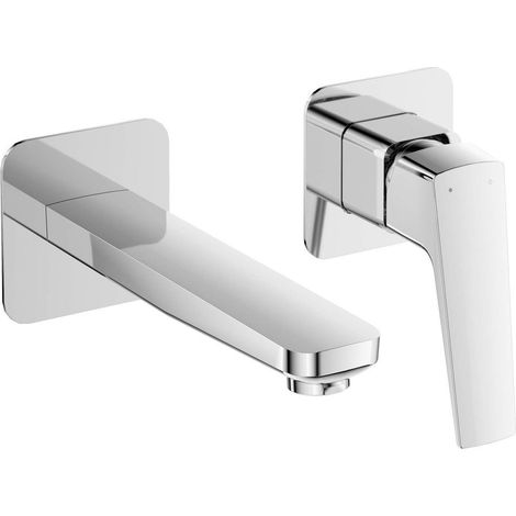 Miscelatore lavabo a scomparsa leva singola finitura cromo - Vetox (1/4)